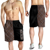 Nicolson Hunting Weathered Tartan Crest Men's Short - Cross Style